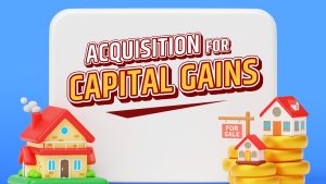 Date of acquisition for capital gains in case of sale of residential property